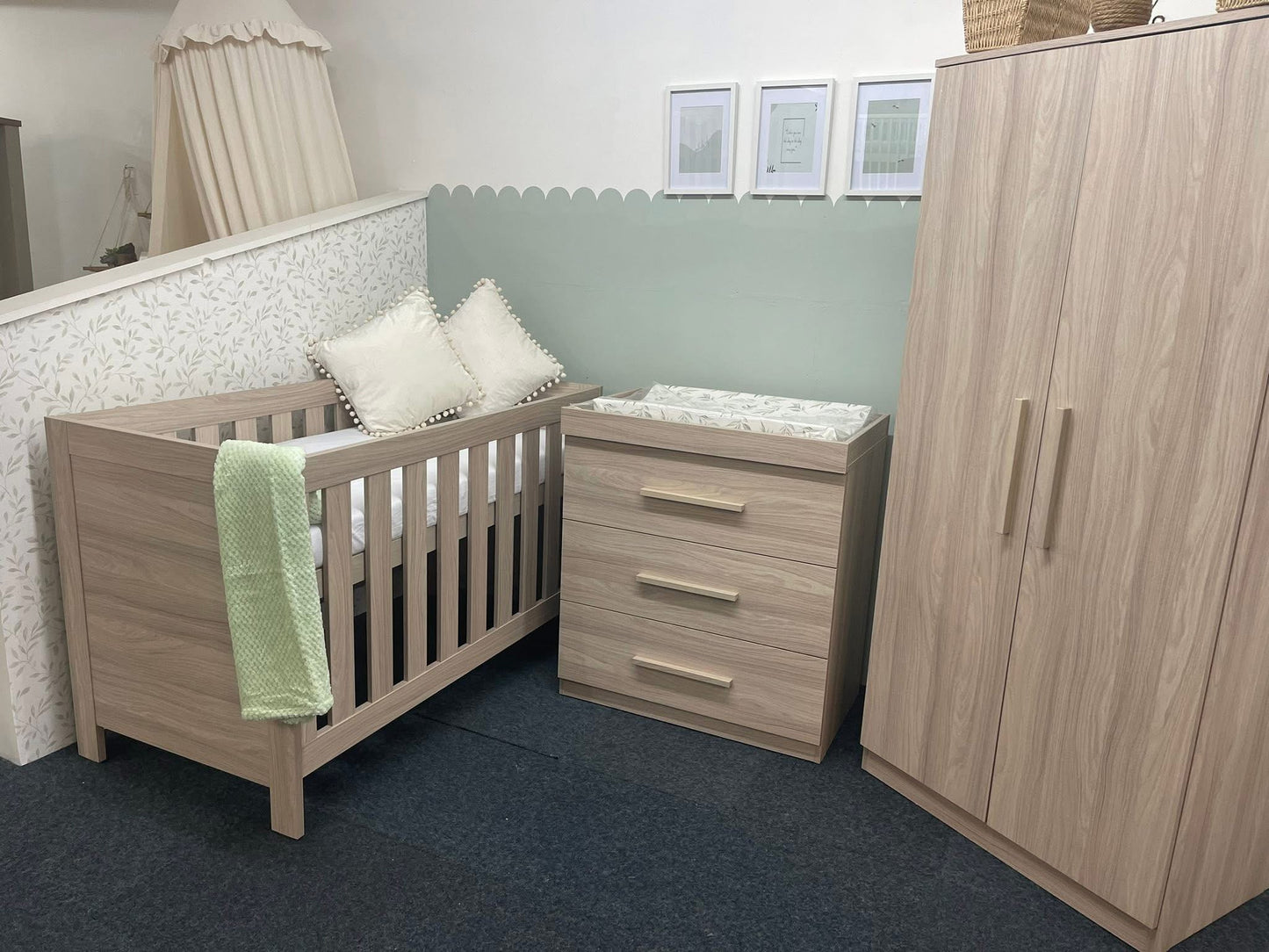 Little Acorns Amalfi 3 Piece Room Set – Grey Ash