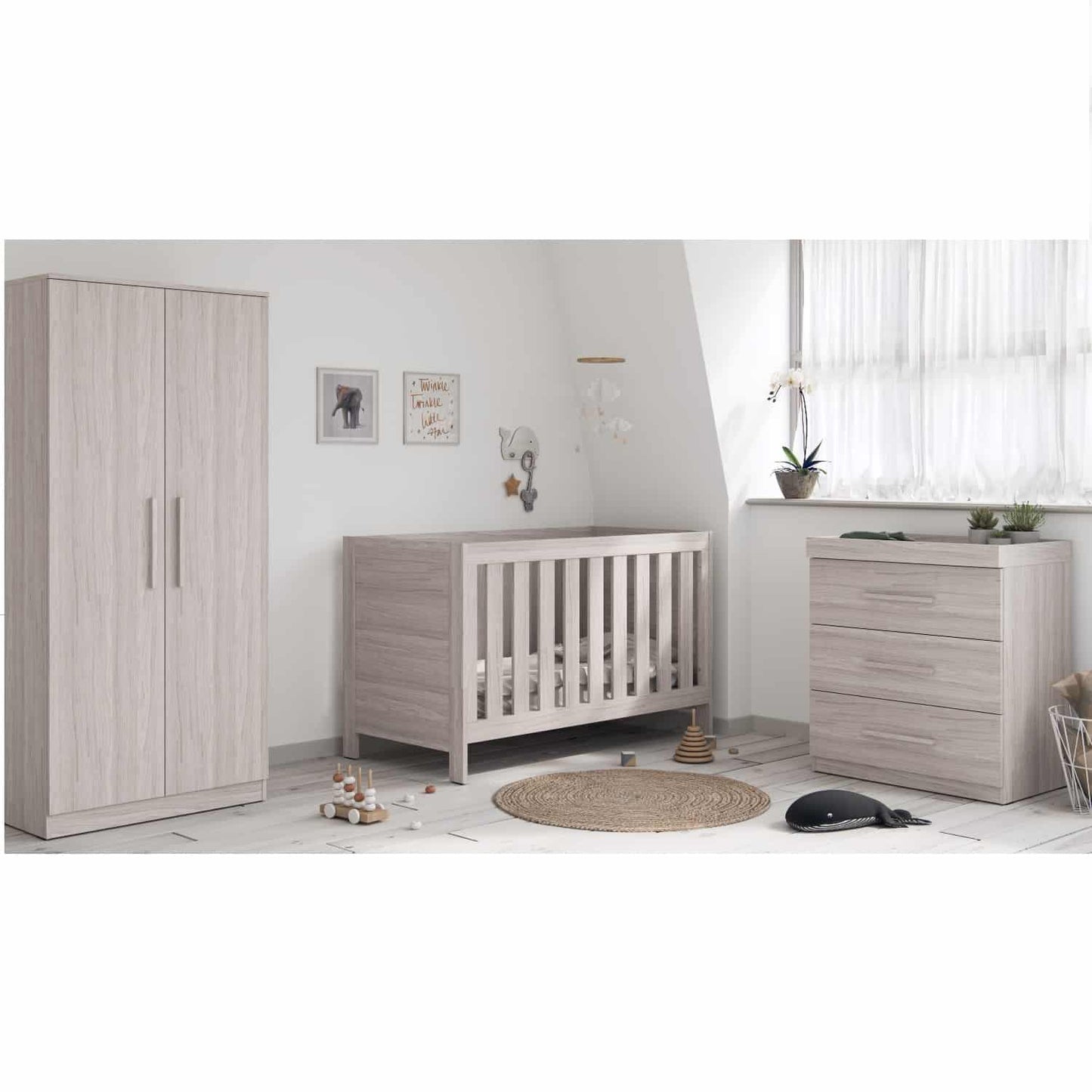 Little Acorns Amalfi 3 Piece Room Set – Grey Ash