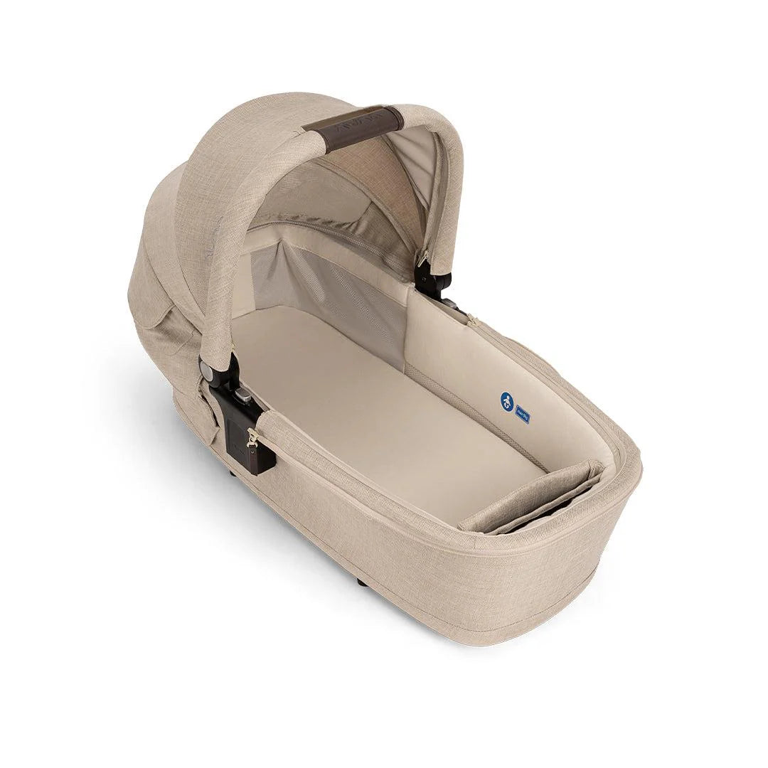 TRIV next Pushchair, LYTL Carrycot and PIPA Urbn Car Seat Travel Bundle Biscotti