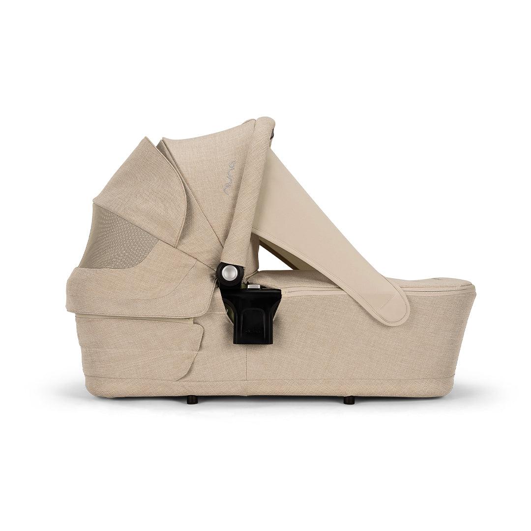 TRIV next Pushchair, LYTL Carrycot and PIPA Urbn Car Seat Travel Bundle Biscotti