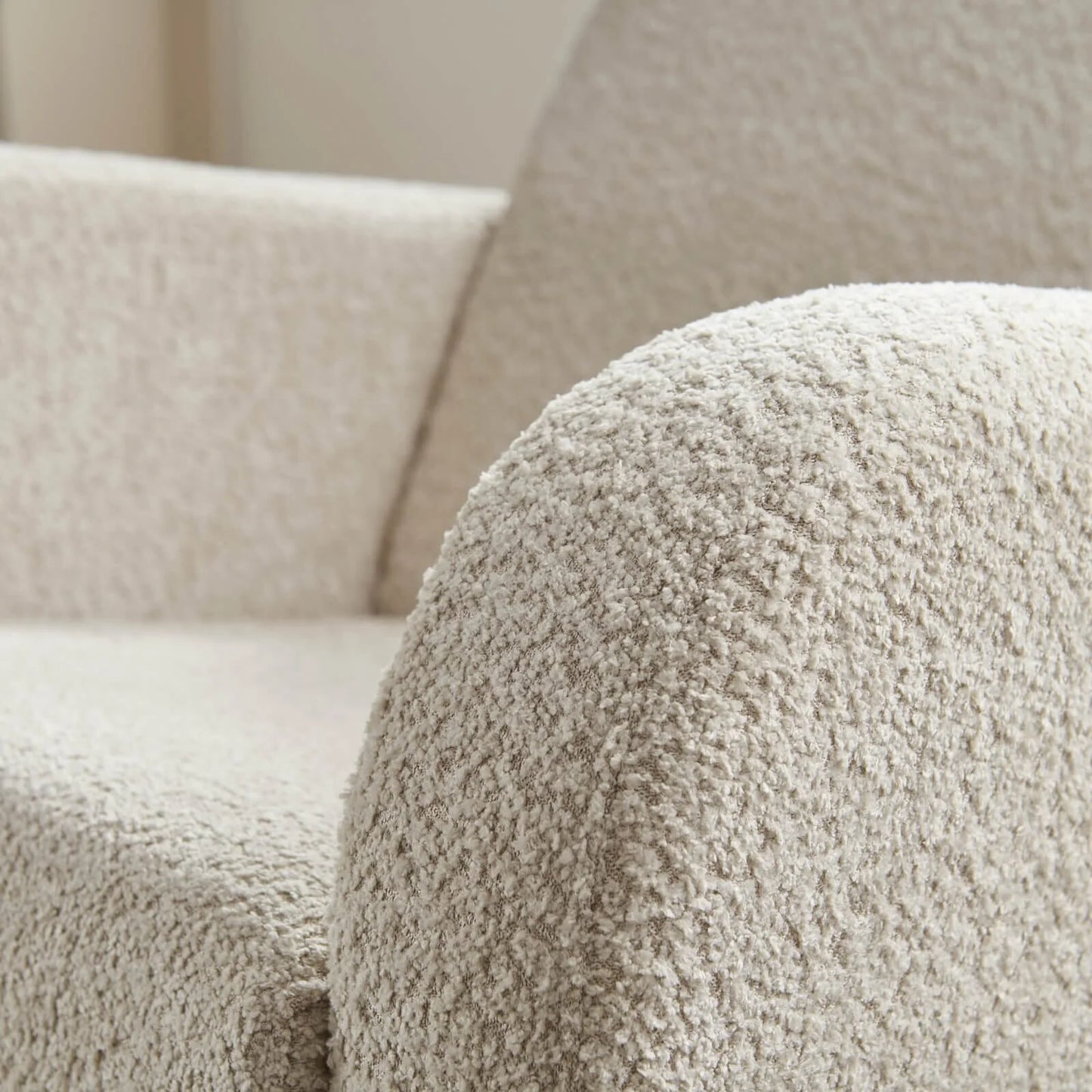Etta Nursing Chair - Boucle Mushroom Pre Order Mid Feb Delivery