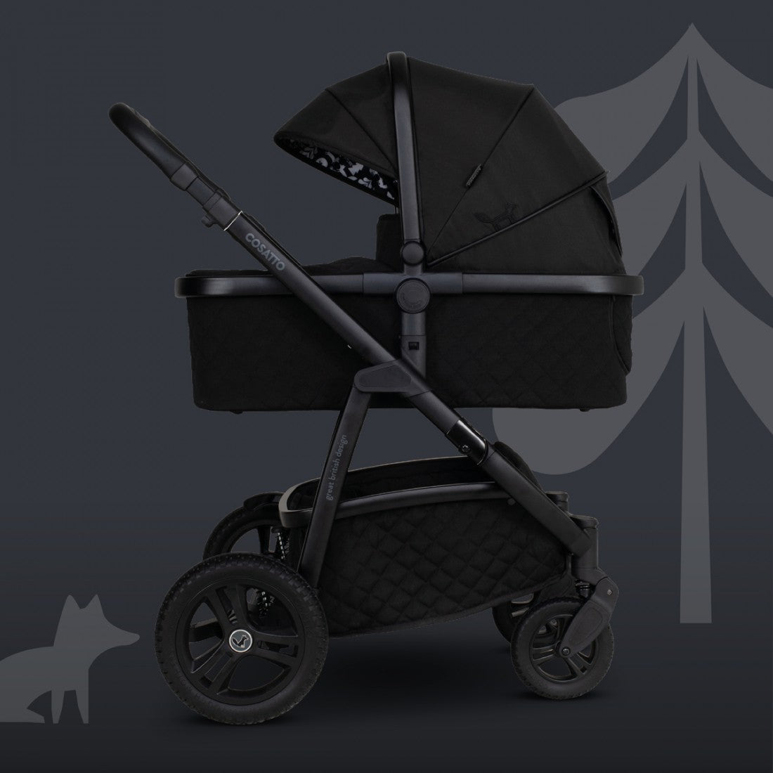 Cosatto Wow 3 Rotating All Stage Family Bundle, Silhouette