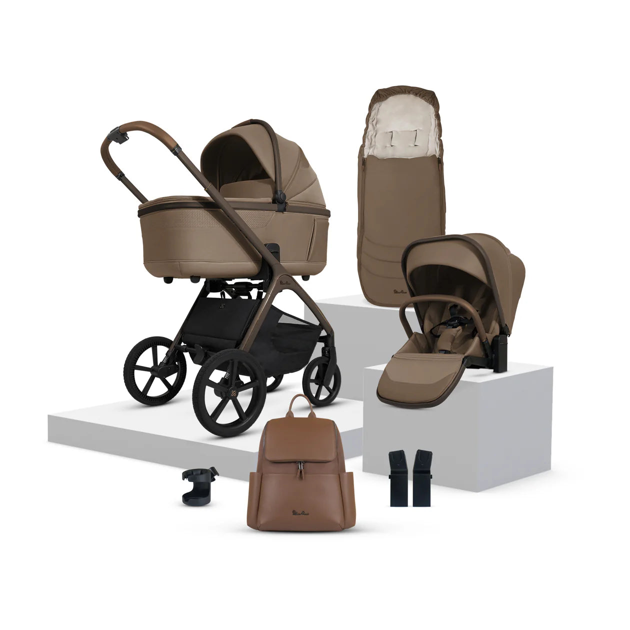 Silver Cross Cove Maple Travel System Accessory Bundle (8 piece)