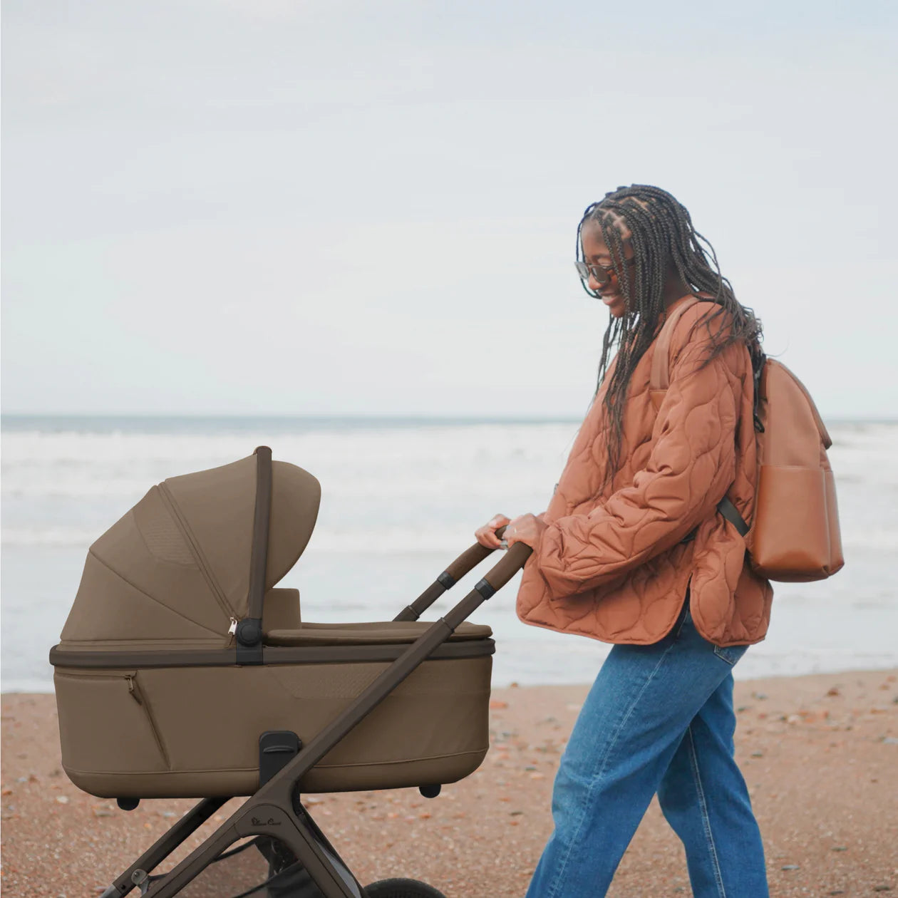 Silver Cross Cove Maple Travel System Ultimate 360 Family Car Seat Bundle (11 piece)