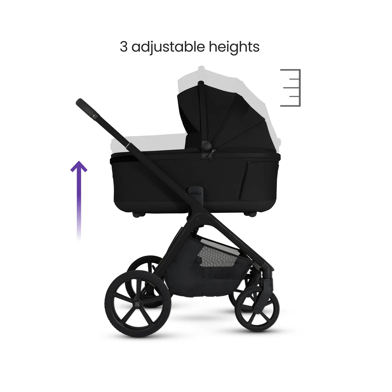 Silver Cross Cove Onyx Travel System Ultimate 360 Infant Carrier Bundle (10 piece)