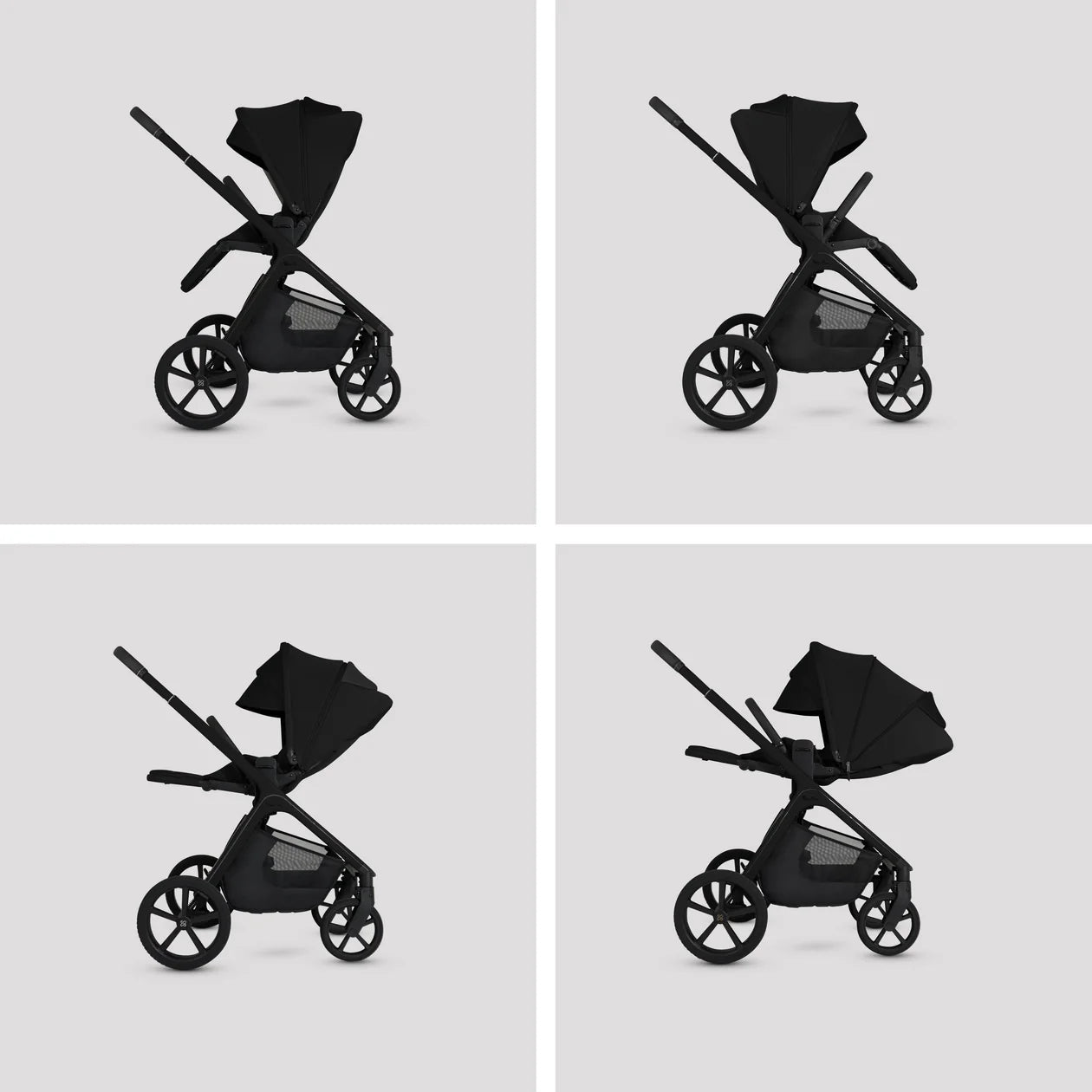 Silver Cross Cove Onyx Travel System Ultimate 360 Infant Carrier Bundle (10 piece)