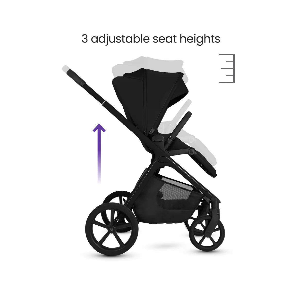 Silver Cross Cove Onyx Travel System Ultimate 360 Infant Carrier Bundle (10 piece)