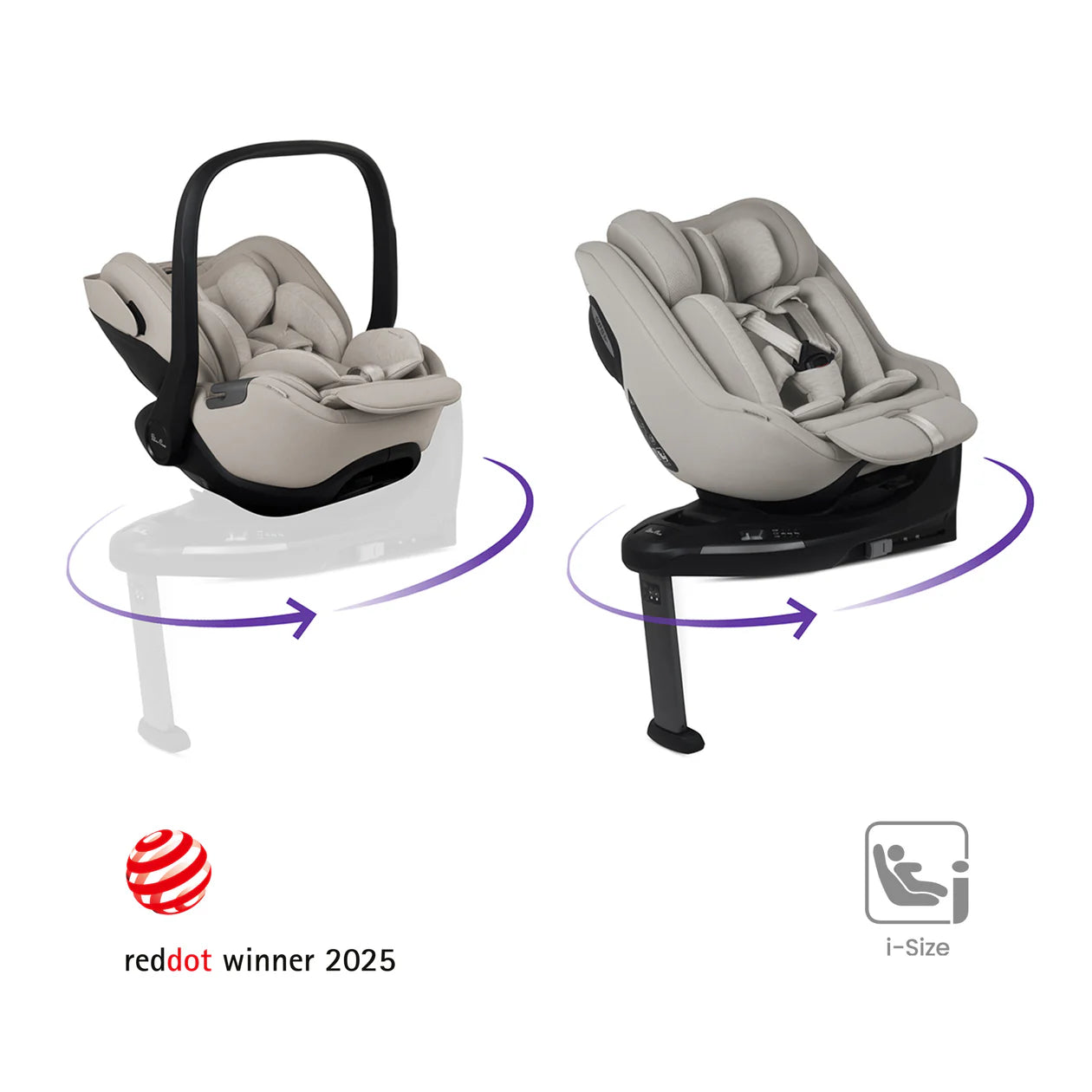 Silver Cross Cove Maple Travel System Ultimate 360 Family Car Seat Bundle (11 piece)