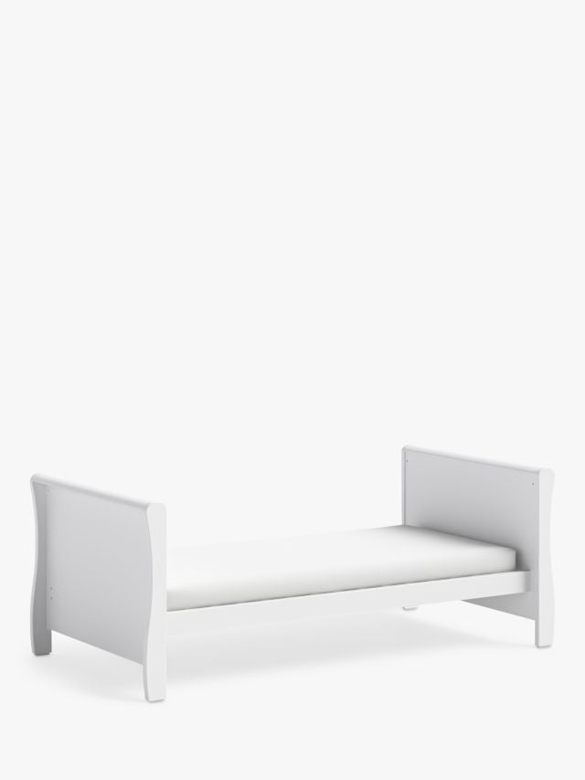 Little Acorns Sleigh Cotbed White No drawer