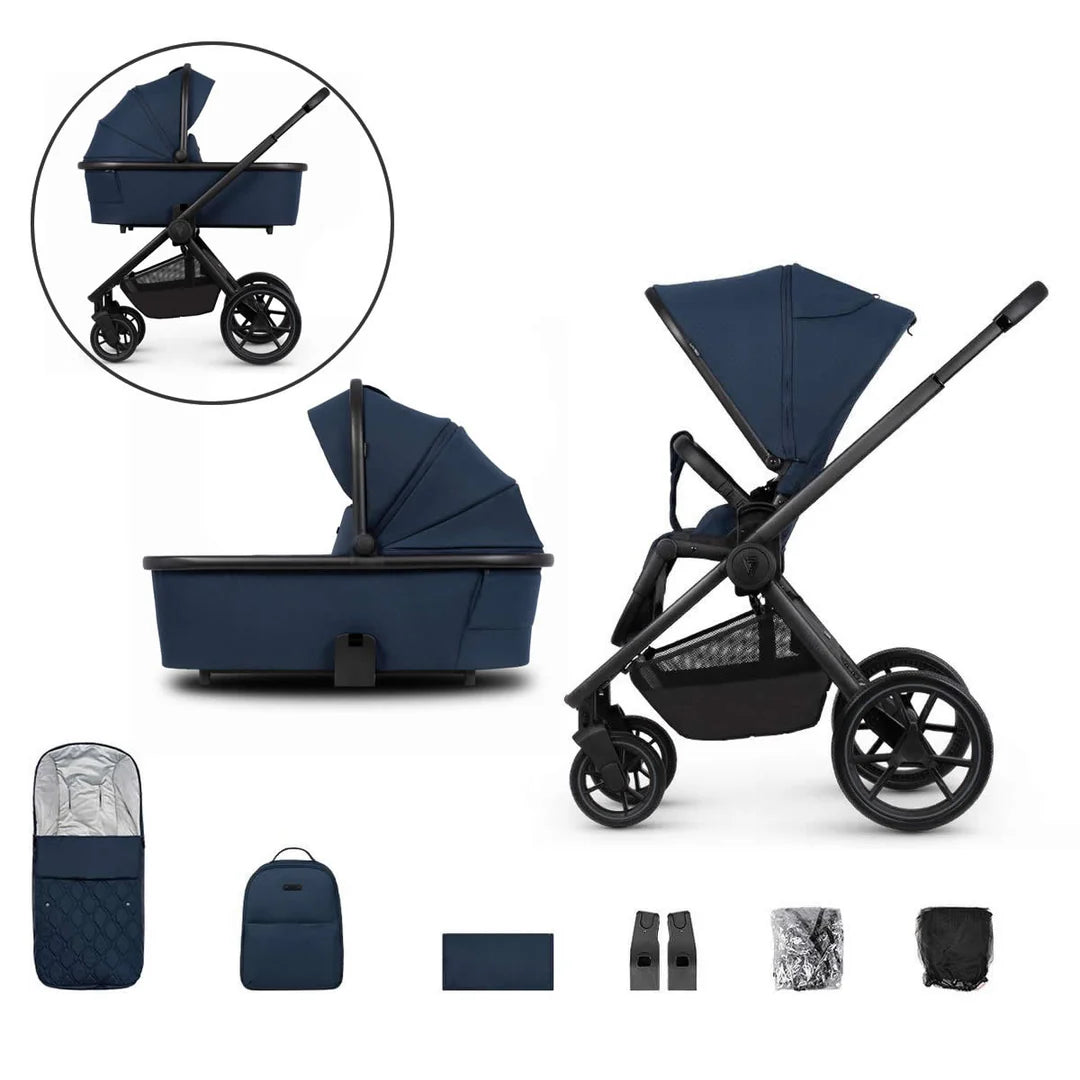 Blue venicci pram best sale