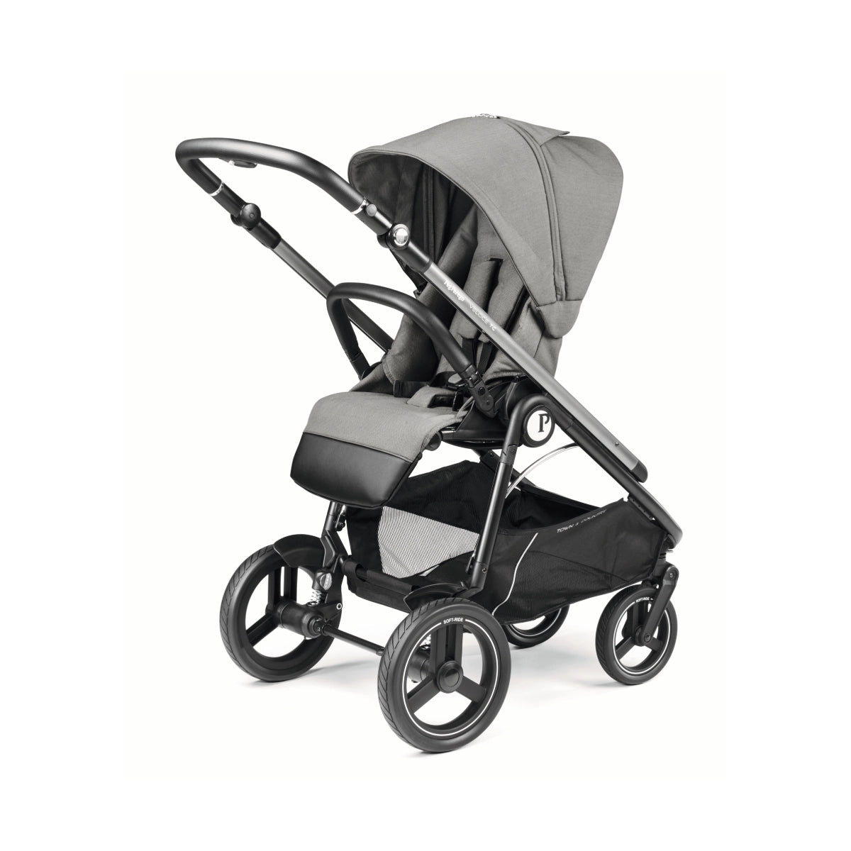Peg Perego Veloce TC 11 Piece Travel Bundle Mercury Inc Reclining Car Seat