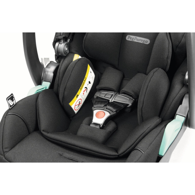 Peg Perego Veloce TC 11 Piece Travel Bundle True Black Inc Reclining Car Seat