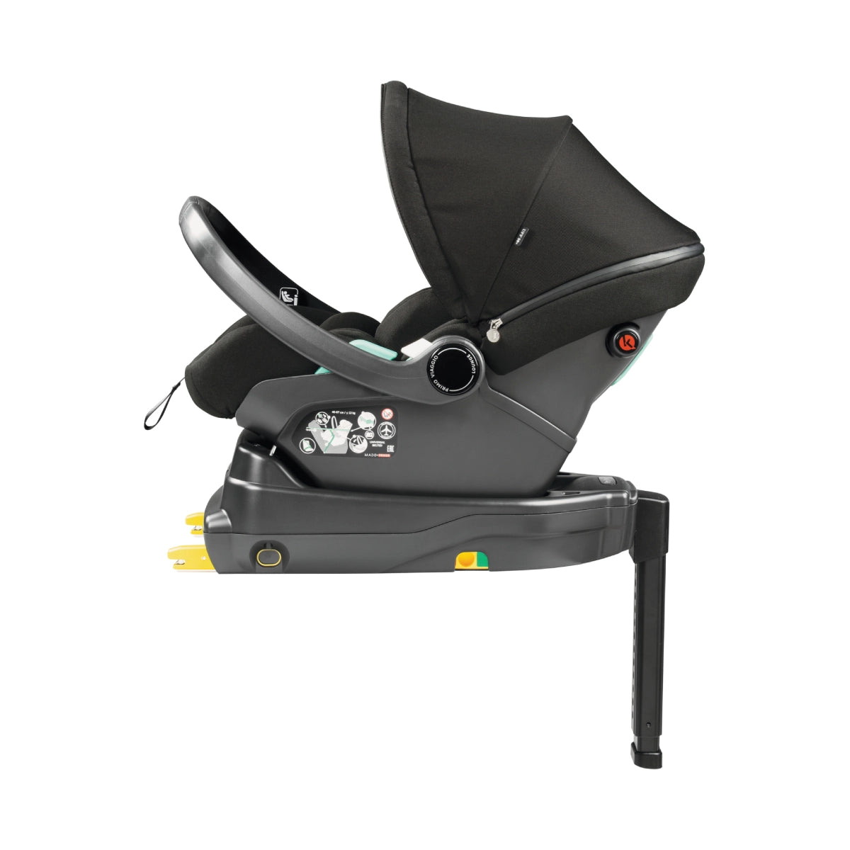 Peg Perego Veloce TC 11 Piece Travel Bundle True Black Inc Reclining Car Seat
