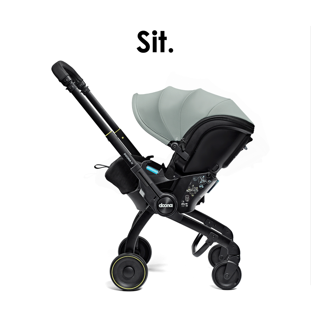 Doona X Recline Car Seat and Stroller Dusty Sage
