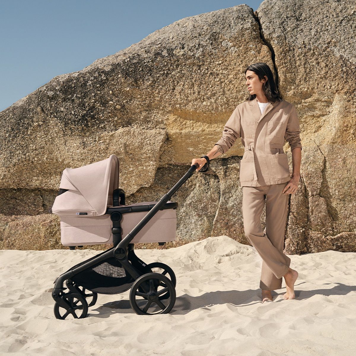 Bugaboo Fox 5 Renew Complete Desert Taupe Melange Cybex Cloud T & Base Ultimate Bundle