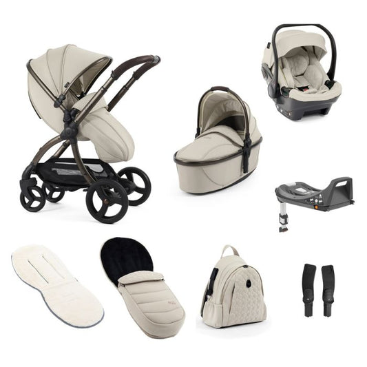 Egg 3 Luxury Travel Bundle With Shell i-Size Car Seat Cashmere
