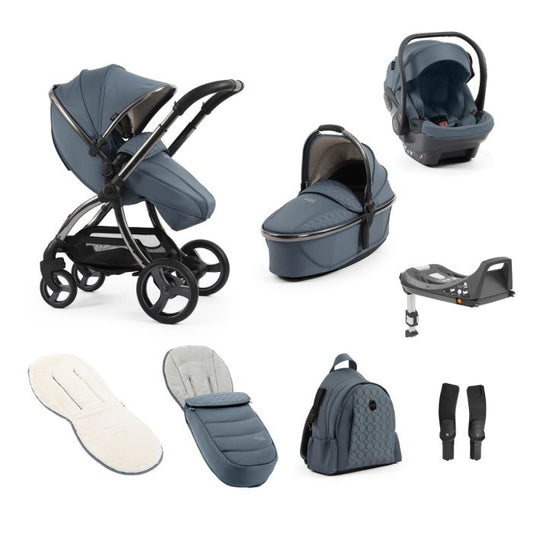 Egg 3 Luxury Travel Bundle With Shell i-Size Car Seat Topaz