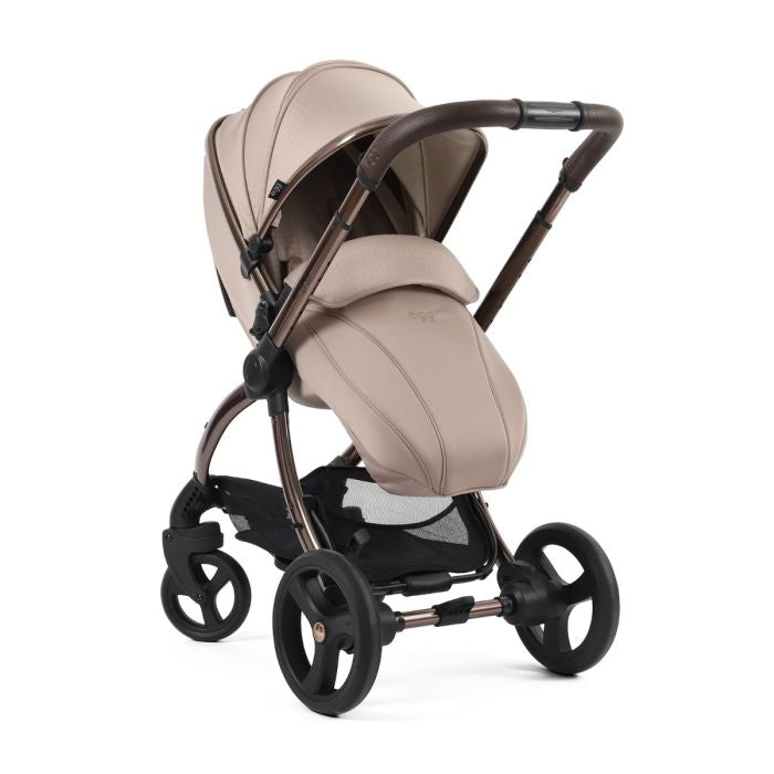 Egg 3 Luxury Travel Bundle With Shell i-Size Car Seat Houndstooth Almond Special Edition