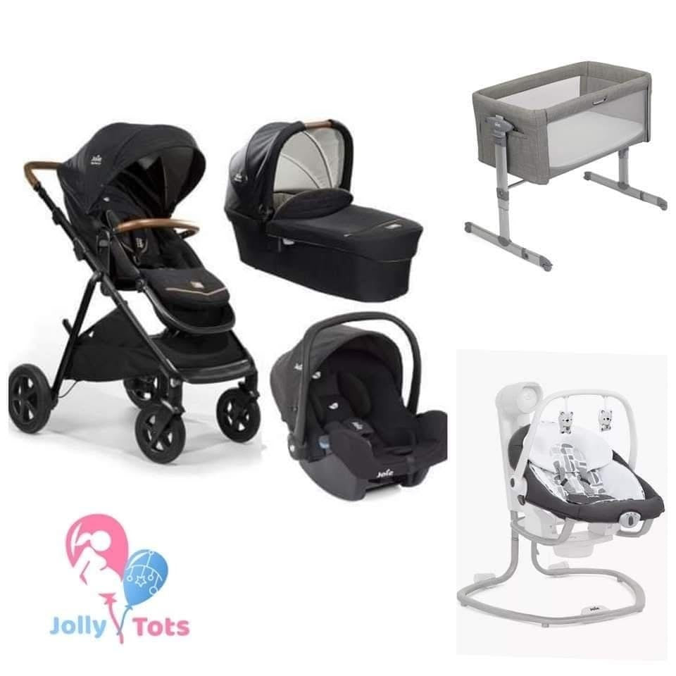 Joie Aeria Ultimate Bundle Inc Serina 2 in 1 and Joie Roomie