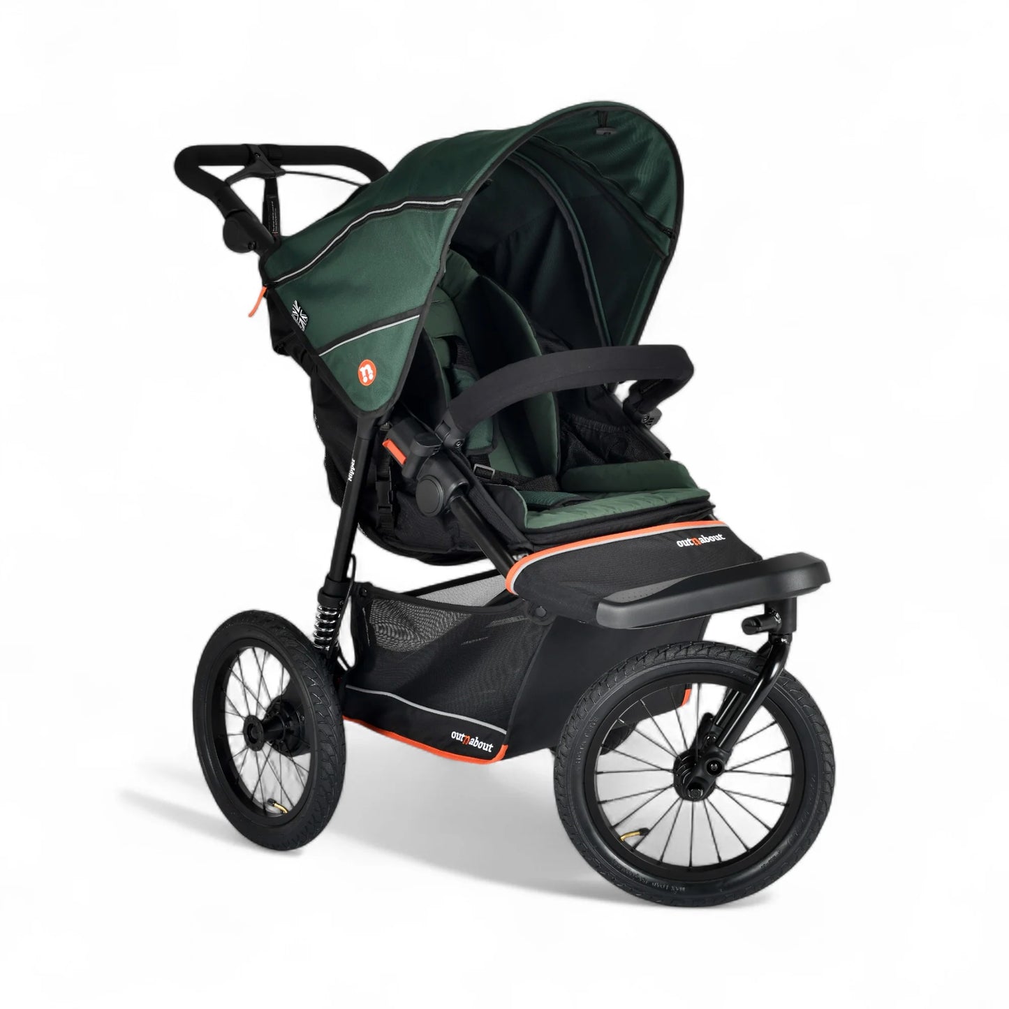 Out n About Nipper V6 Plus Pushchair Sycamore Green