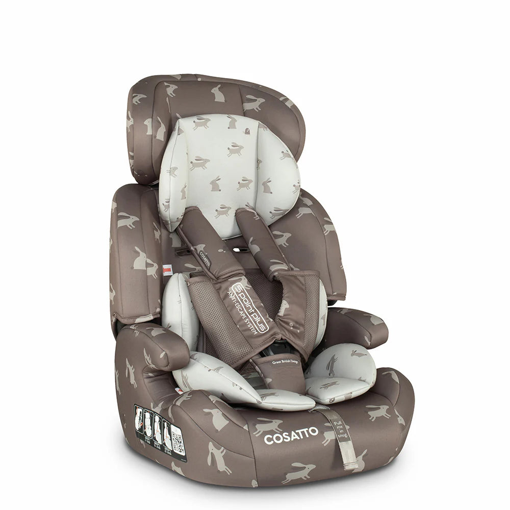 Cosatto Zoomi 123 Car Seat - Charcoal Lollop