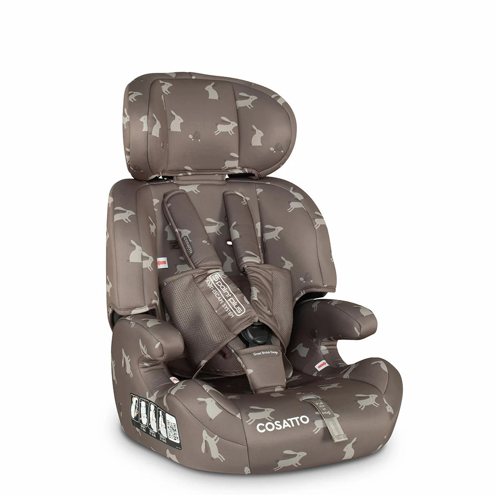 Cosatto Zoomi 123 Car Seat - Charcoal Lollop