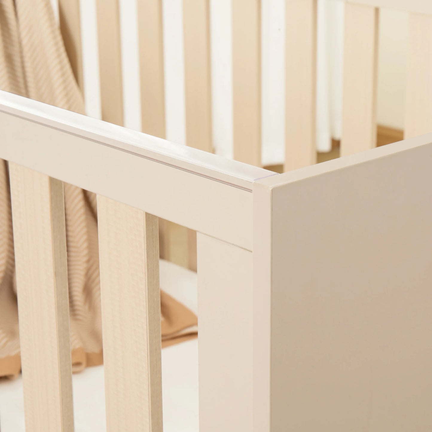 Babymore Dante Cot Bed – Cashmere Full Size
