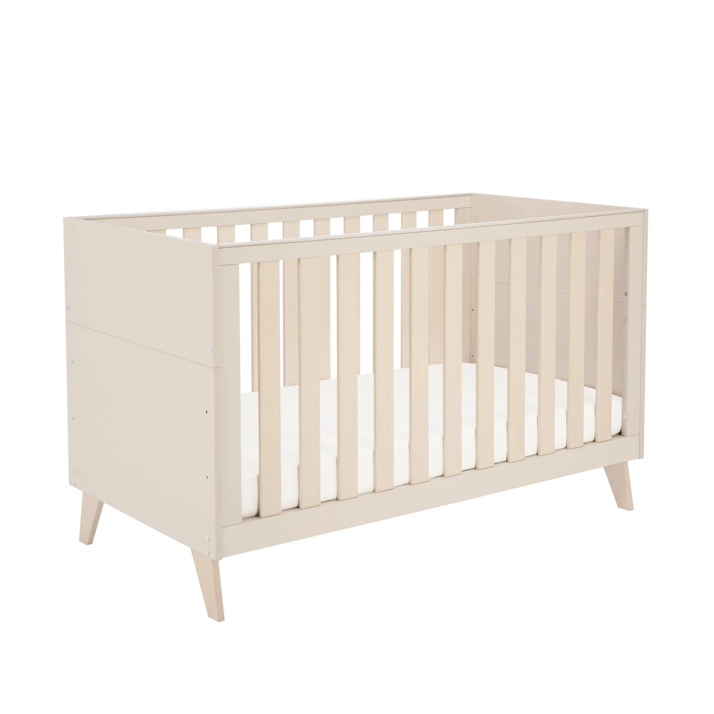 Babymore Dante Cot Bed – Cashmere Full Size