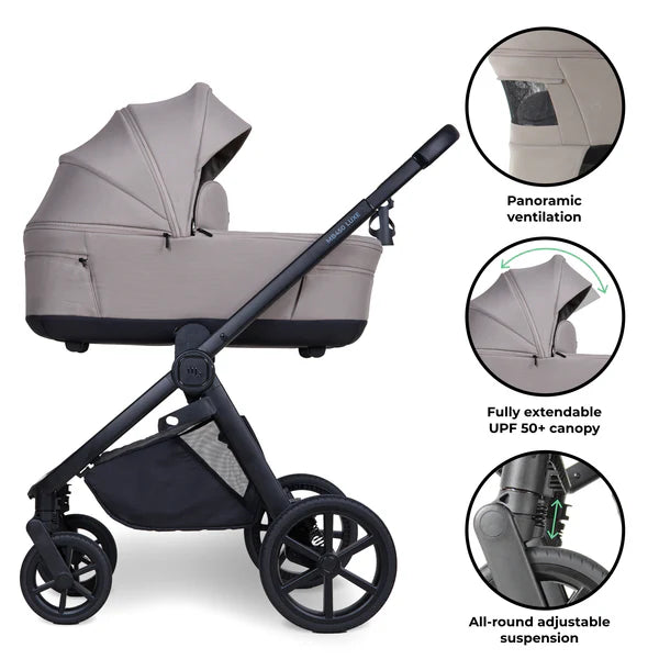 My Babiie MB450 LUXE 3-in-1 Travel System - Mink Pre Order Mid October Delivery