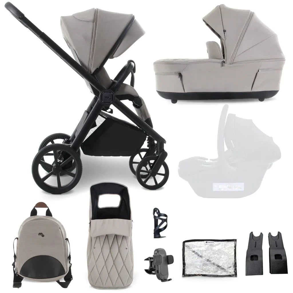 My Babiie MB450 LUXE 2-in-1 Pushchair & Carrycot - Mink *Pre Order Mid October Delivery
