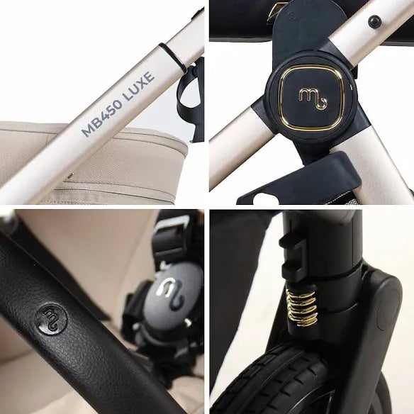 My Babiie MB450 LUXE 3-in-1 Travel System - Feather Pre Order Mid October Delivery