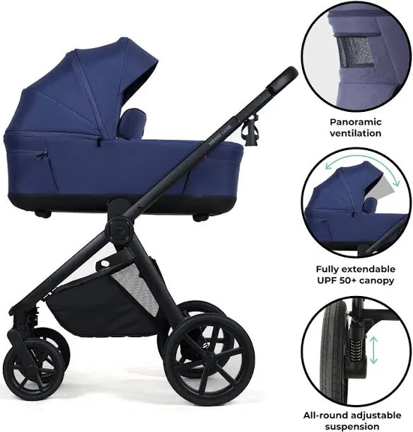 My Babiie MB450 LUXE 2-in-1 Pushchair & Carrycot - Indigo *Pre Order Mid October Delivery