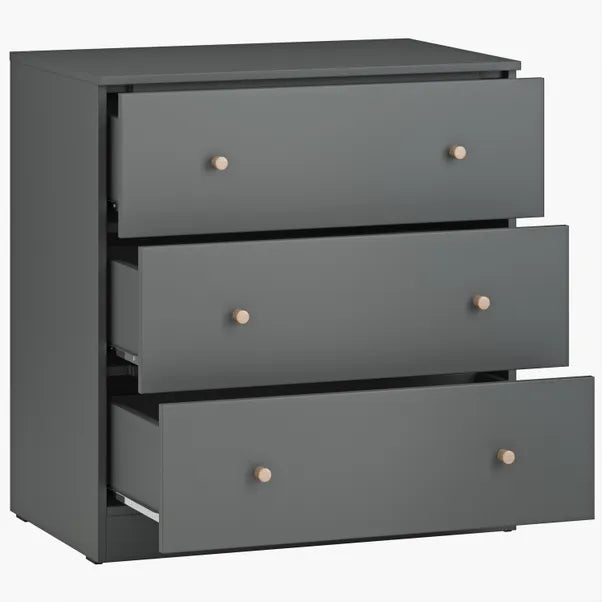 Little Acorns Burlington 3 Piece Nursery Room Set – Grey Store collection only or local delivery