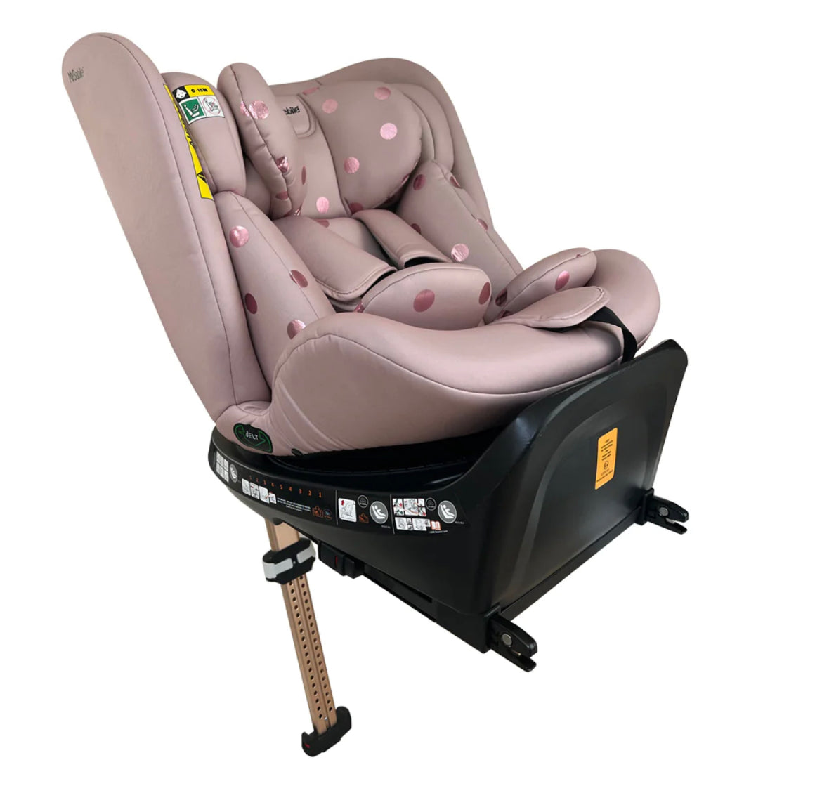 Samantha Faiers ISize Pink Polka Spin Car Seat (40-150cm)