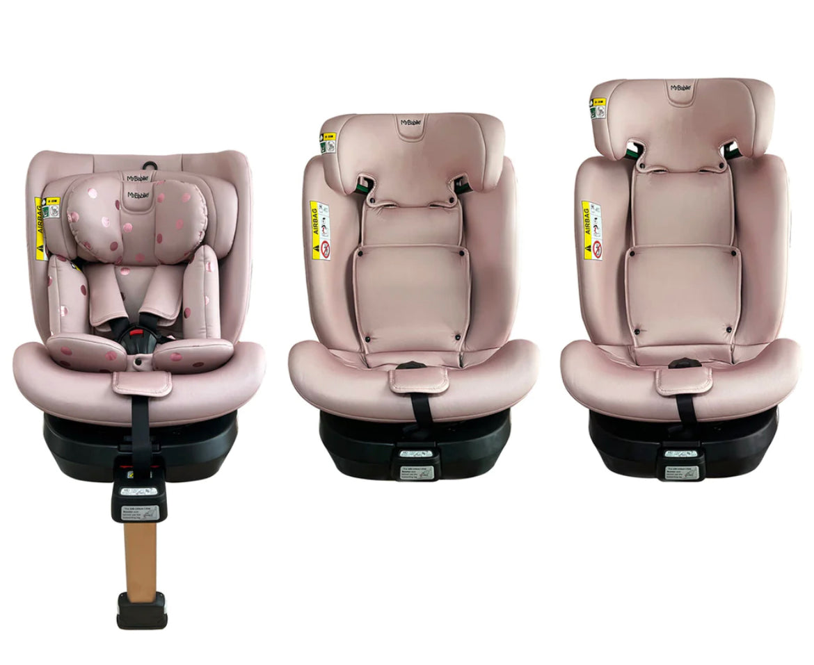 Samantha Faiers ISize Pink Polka Spin Car Seat (40-150cm)