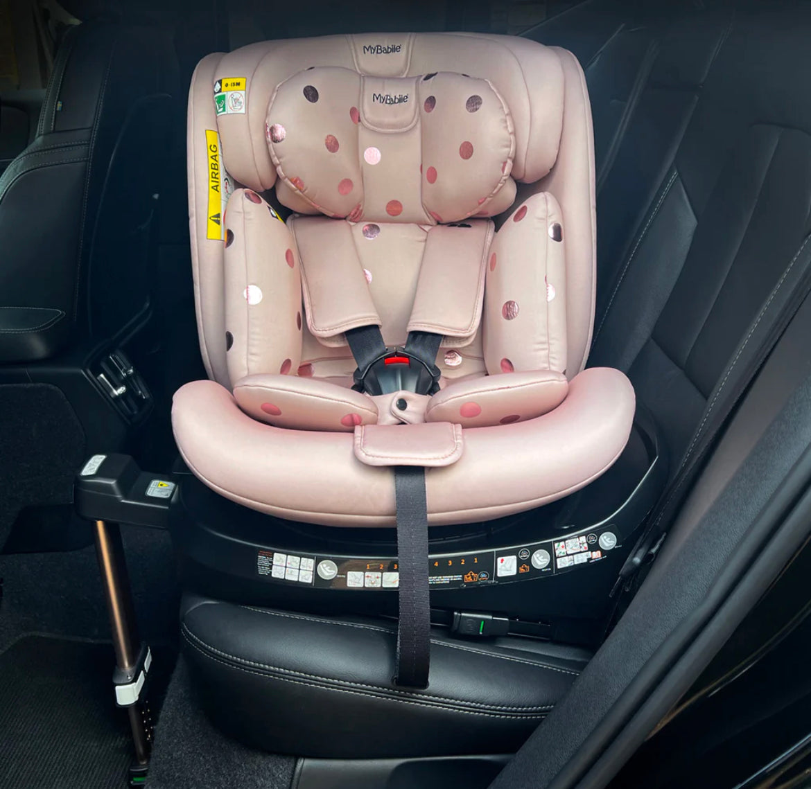 Samantha Faiers ISize Pink Polka Spin Car Seat (40-150cm)