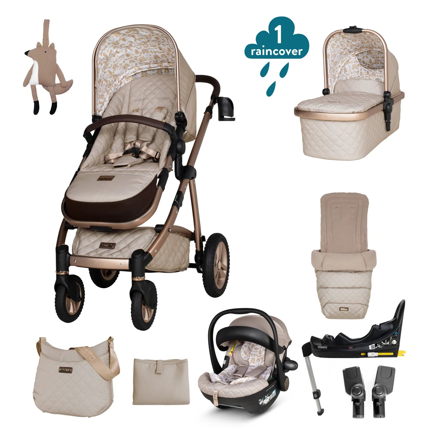 Cosatto Wow 2 Everything Bundle Whisper Sale