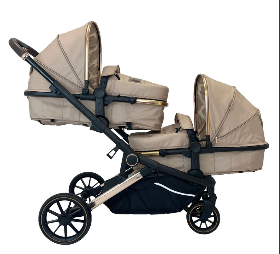 My babiie MB33 Tandem Pushchair - Giraffe