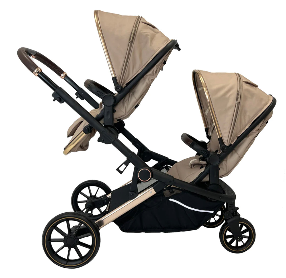 My babiie MB33 Tandem Pushchair - Giraffe