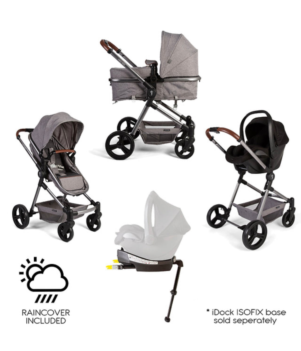 Isofix 3 in 2024 1 travel system