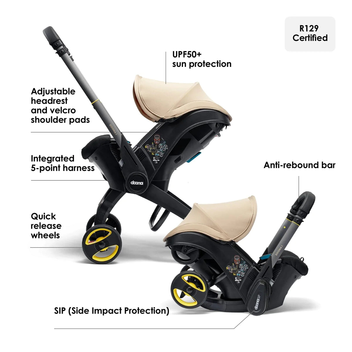 Doona i car seat - Sahara Sand