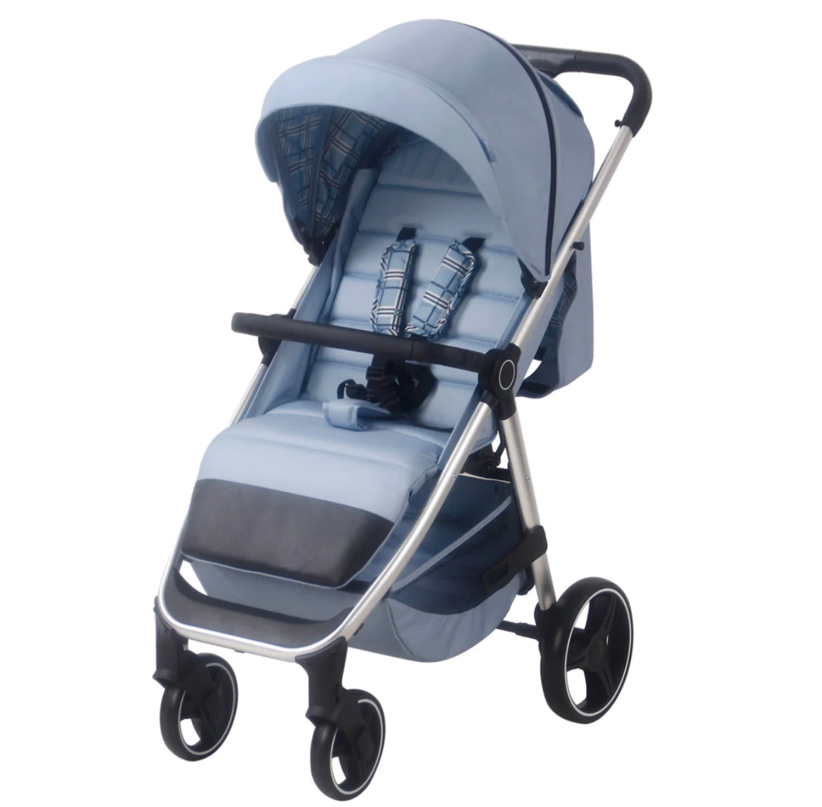 My babiie MB160 Dani Dyer Blue Plaid Pushchair
