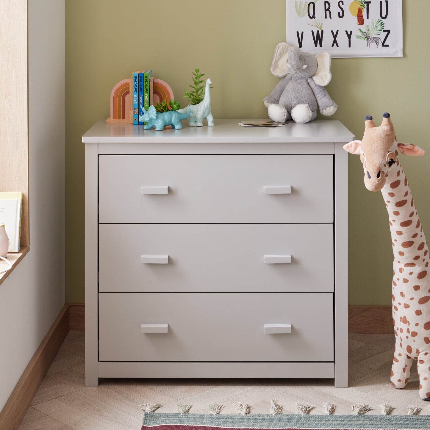 Babymore Universal Nursery Chest Changer – Grey