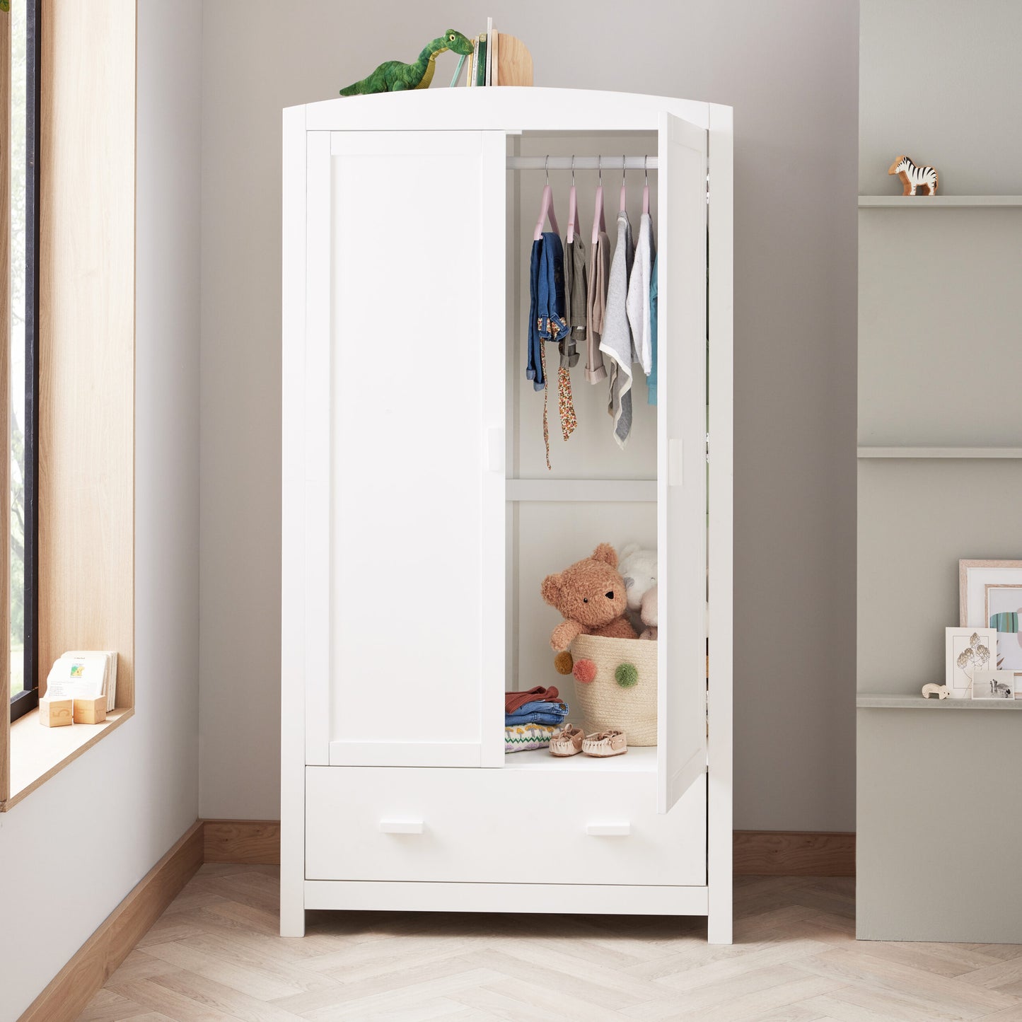 Babymore Universal Nursery wardrobe  – white