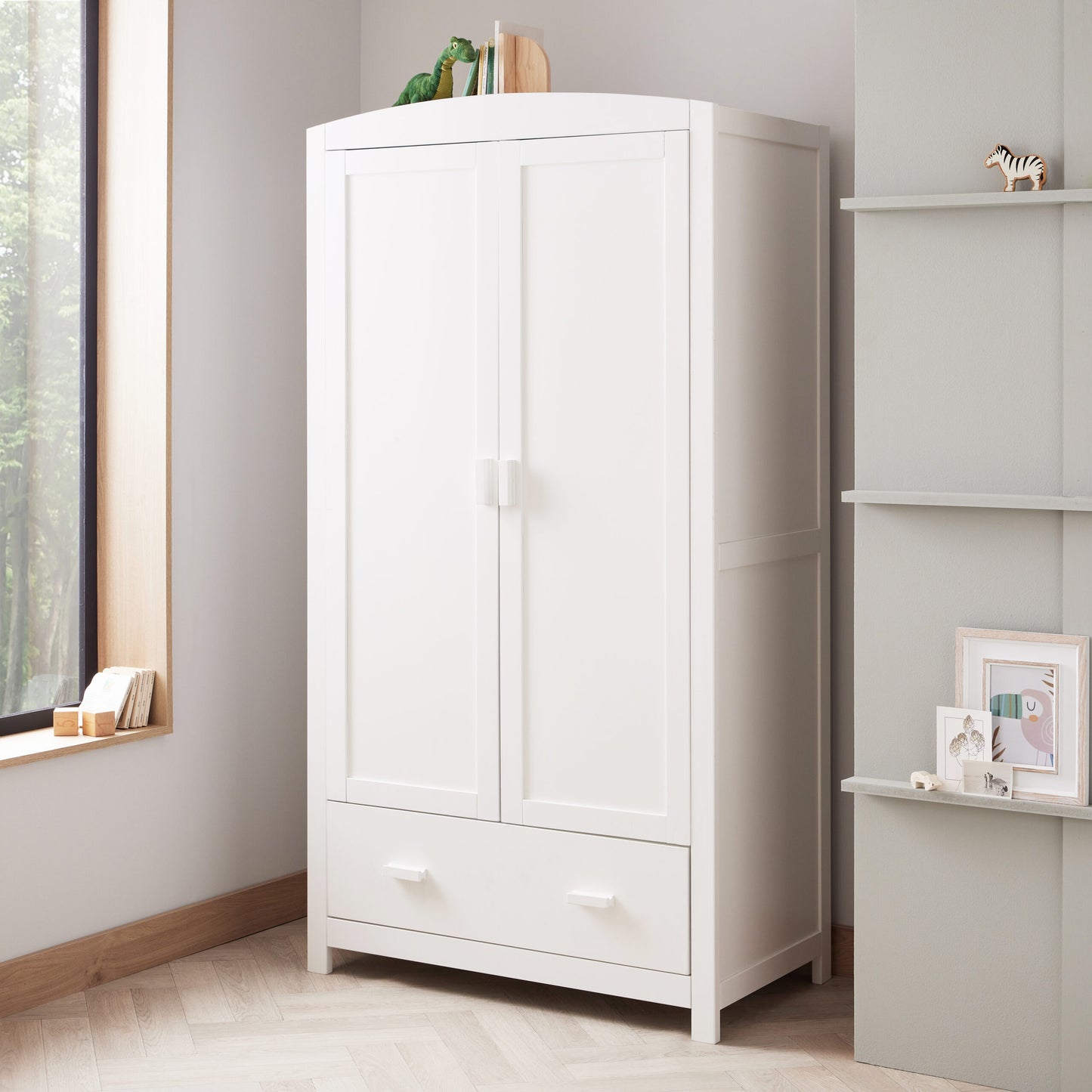Babymore Universal Nursery wardrobe  – white