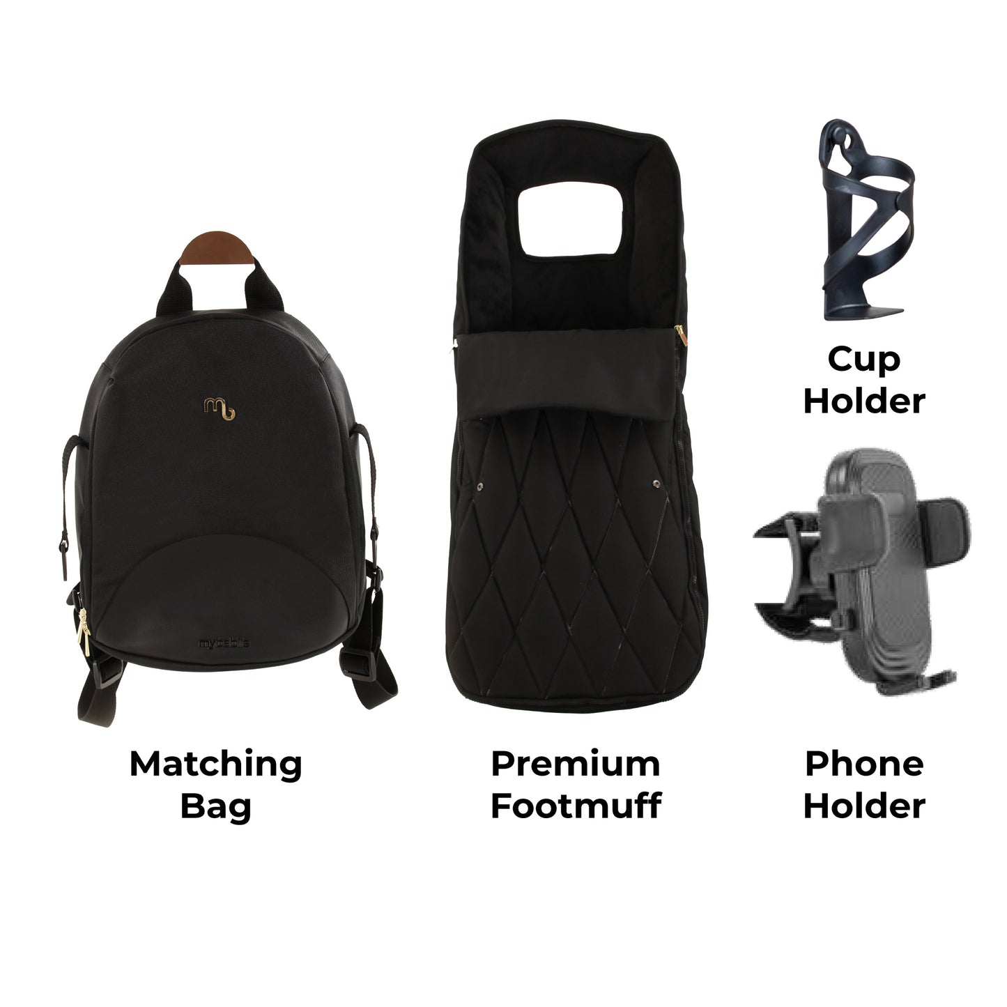 My Babiie MB450 LUXE 3-in-1 Travel System with Base - Black Pre Order Mid October Delivery