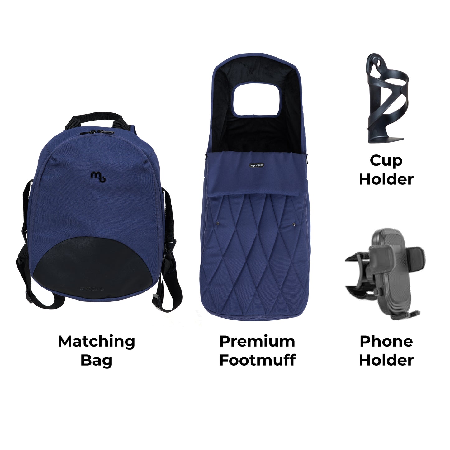 My Babiie MB450 LUXE 3-in-1 Travel System with Base -Indigo Pre Order Mid October Delivery