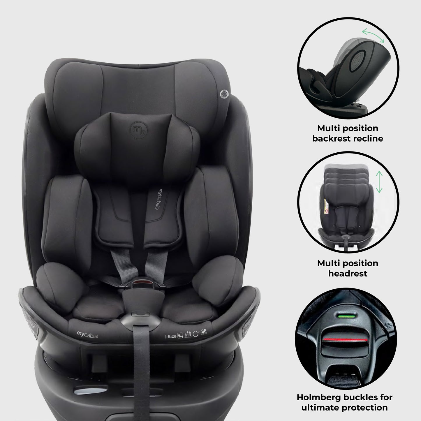 MBCS05 Rotating Family Set with Base, Infant Carrier and Toddler Car Seat Bundle Pre Order End of October Delivery