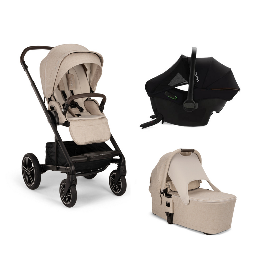 Nuna MIXX Next + PIPA Urbn Travel System Bundle Biscotti 2024
