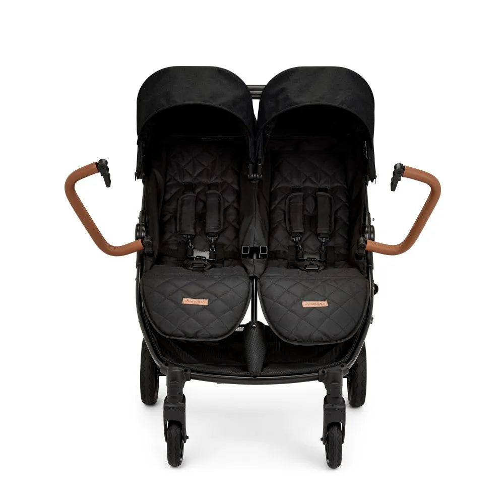 Ickle Bubba Venus Double Stroller - Black
